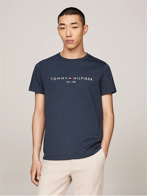 t-shirt man blue TOMMY HILFIGER | MW0MW11797POM